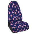Pink Watercolor Tulip Flower Print Waterproof Car Seat Cover