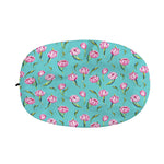 Pink Watercolor Tulip Pattern Print Car Side Mirror Covers