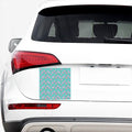 Pink Watercolor Tulip Pattern Print Car Sticker