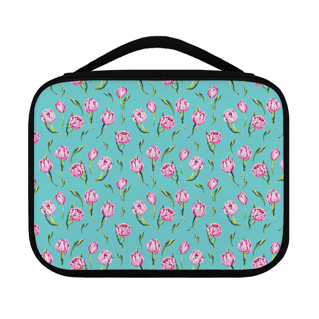 Pink Watercolor Tulip Pattern Print Classic Bible Case