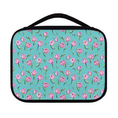 Pink Watercolor Tulip Pattern Print Classic Bible Case