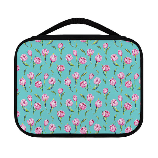 Pink Watercolor Tulip Pattern Print Classic Bible Case