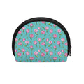Pink Watercolor Tulip Pattern Print Coin Purse