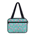 Pink Watercolor Tulip Pattern Print Double Strap Bible Bag