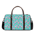 Pink Watercolor Tulip Pattern Print Duffel Bag