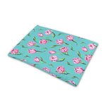 Pink Watercolor Tulip Pattern Print Pet Cooling Mat Cover