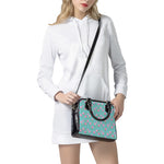 Pink Watercolor Tulip Pattern Print Shoulder Handbag