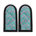 Pink Watercolor Tulip Pattern Print Skillet Handle Cover