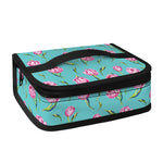 Pink Watercolor Tulip Pattern Print Small Lunch Bag