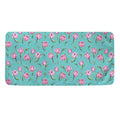 Pink Watercolor Tulip Pattern Print Towel