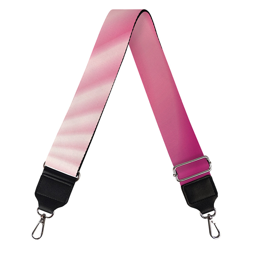 Pink Whirlpool Spiral Print Bag Strap