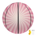 Pink Whirlpool Spiral Print Basketball