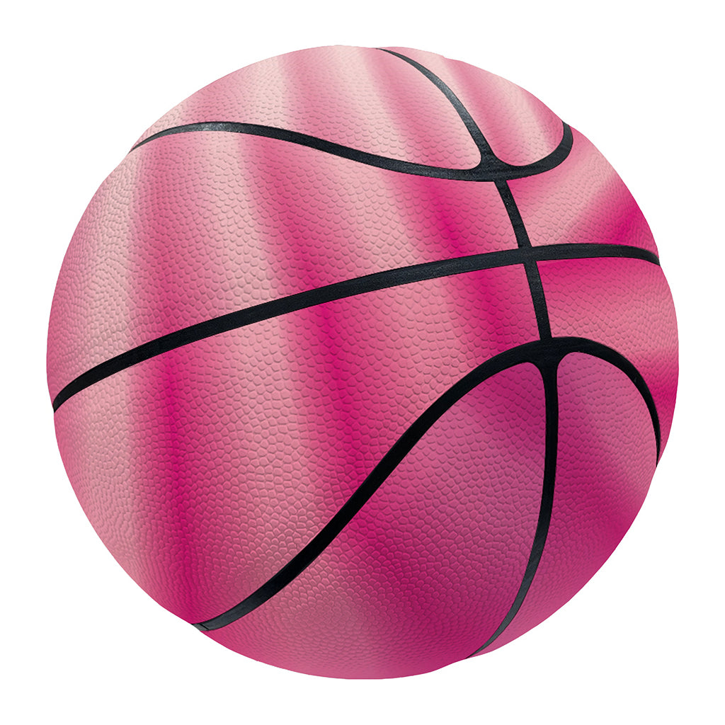 Pink Whirlpool Spiral Print Basketball