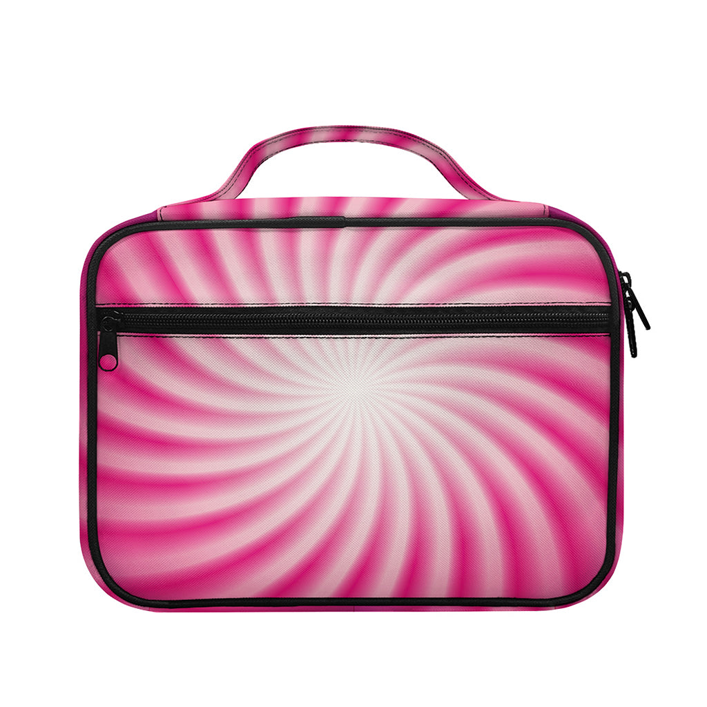 Pink Whirlpool Spiral Print Briefcase Bible Bag