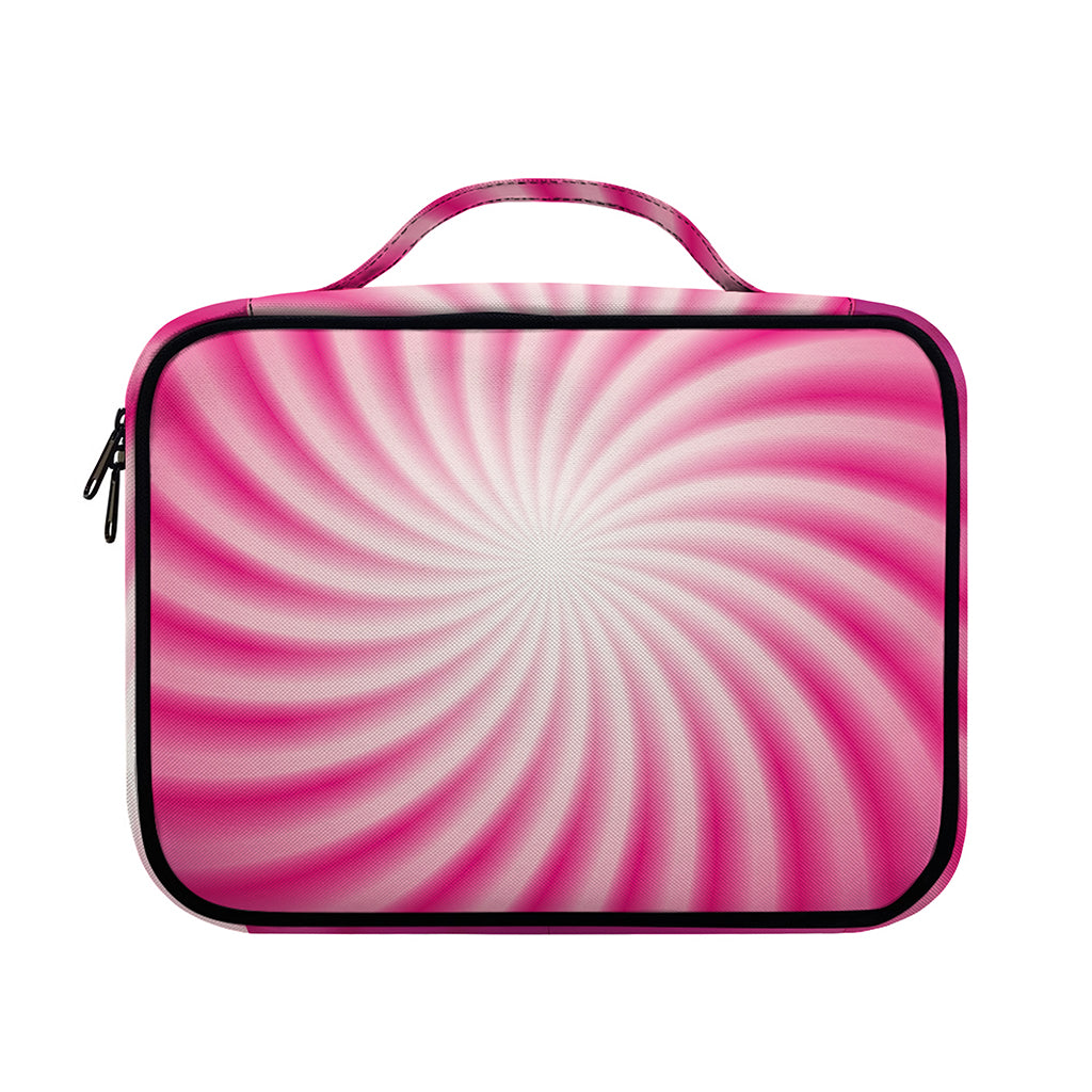 Pink Whirlpool Spiral Print Briefcase Bible Bag