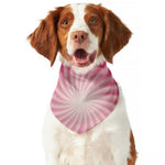 Pink Whirlpool Spiral Print Dog Bandana