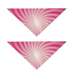 Pink Whirlpool Spiral Print Dog Bandana