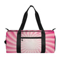 Pink Whirlpool Spiral Print Gym Bag