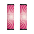 Pink Whirlpool Spiral Print Handle Covers