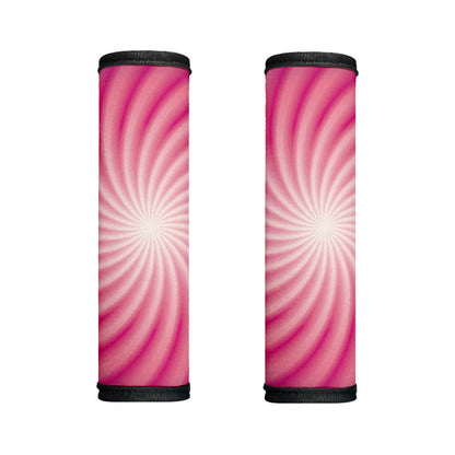 Pink Whirlpool Spiral Print Handle Covers