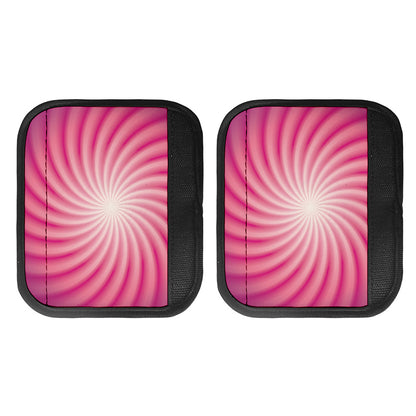 Pink Whirlpool Spiral Print Handle Covers