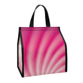 Pink Whirlpool Spiral Print Insulated Lunch Tote