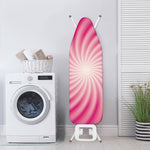 Pink Whirlpool Spiral Print Ironing Board Cover