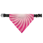 Pink Whirlpool Spiral Print Over The Collar Dog Bandana