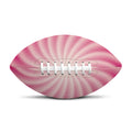 Pink Whirlpool Spiral Print Rugby Ball