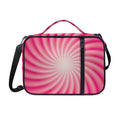 Pink Whirlpool Spiral Print Shoulder Strap Bible Bag
