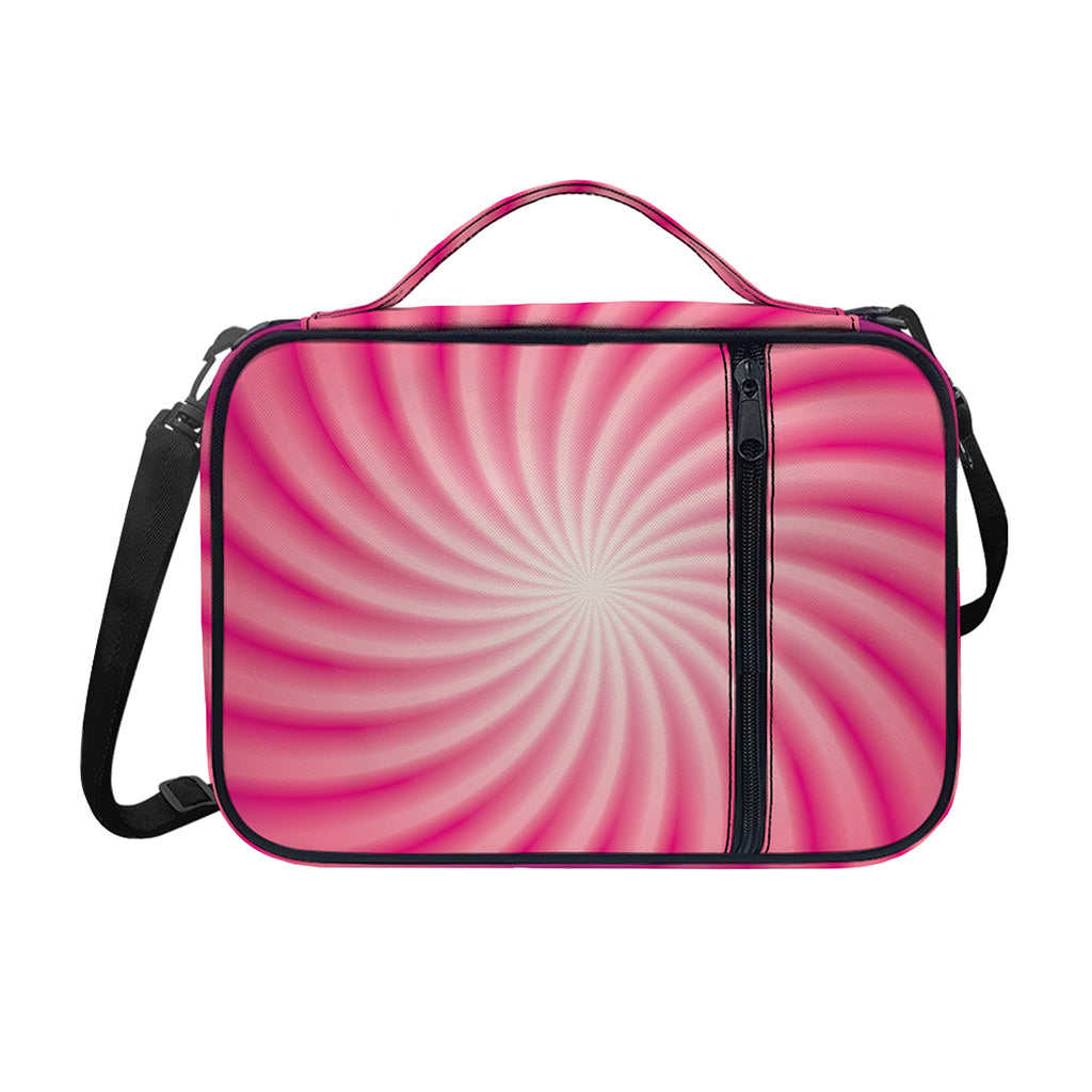 Pink Whirlpool Spiral Print Shoulder Strap Bible Bag
