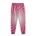 Pink Whirlpool Spiral Print Sweatpants