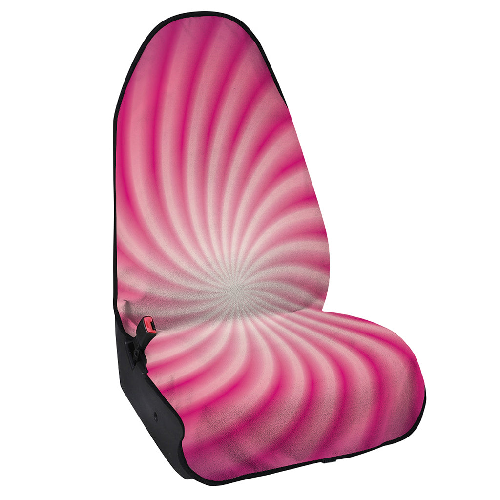 Pink Whirlpool Spiral Print Waterproof Car Seat Cover