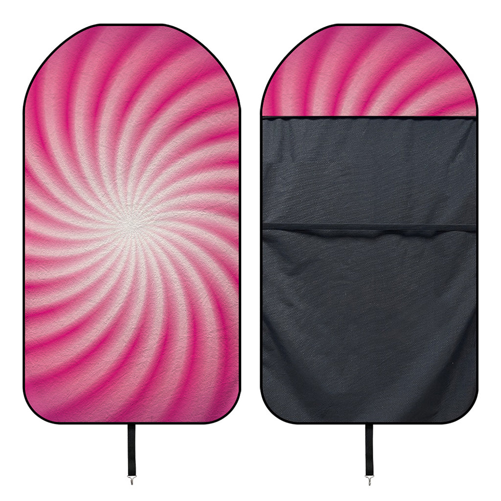 Pink Whirlpool Spiral Print Waterproof Car Seat Cover