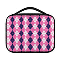 Pink White And Blue Argyle Pattern Print Classic Bible Case