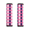 Pink White And Blue Argyle Pattern Print Handle Covers