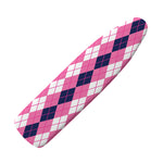 Pink White And Blue Argyle Pattern Print Ironing Board Cover