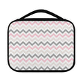 Pink White And Grey Chevron Print Classic Bible Case