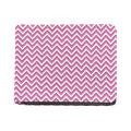 Pink White And Navy Chevron Print Bifold Wallet