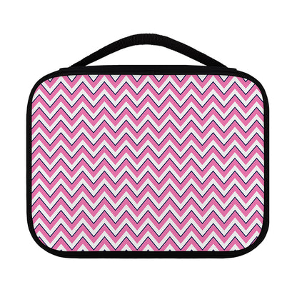 Pink White And Navy Chevron Print Classic Bible Case