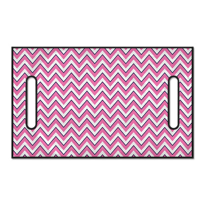 Pink White And Navy Chevron Print Golf Cart Seat Cover