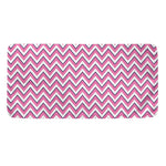 Pink White And Navy Chevron Print Towel