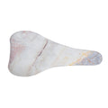 Pink White Grey Marble Print Bicycle Seat Cover