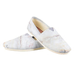 Pink White Grey Marble Print Casual Shoes