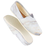 Pink White Grey Marble Print Casual Shoes