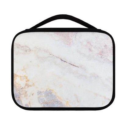 Pink White Grey Marble Print Classic Bible Case