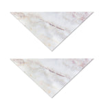 Pink White Grey Marble Print Dog Bandana