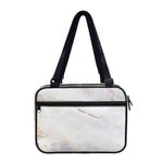 Pink White Grey Marble Print Double Strap Bible Bag