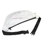 Pink White Grey Marble Print Fanny Pack