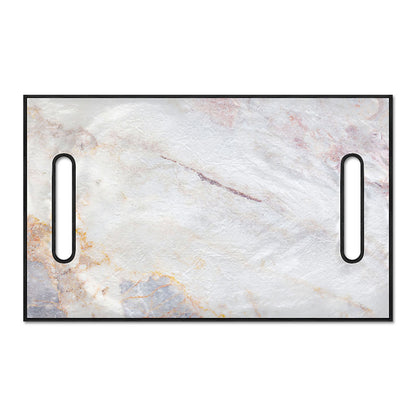 Pink White Grey Marble Print Golf Cart Seat Cover